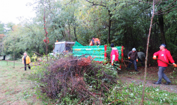 Akcijaši i volonteri očistili deo Šumarica uoči Velikog školskog časa (FOTO)