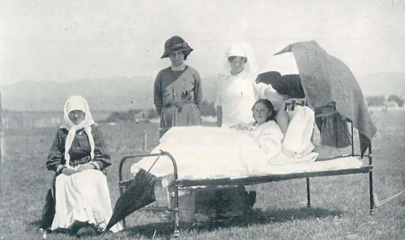 Izložba "Bolnica Stobart - Kragujevac 1915" u biblioteci
