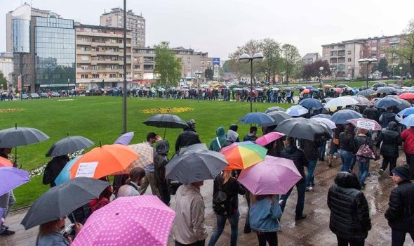 Protest protiv diktature i u Kragujevcu