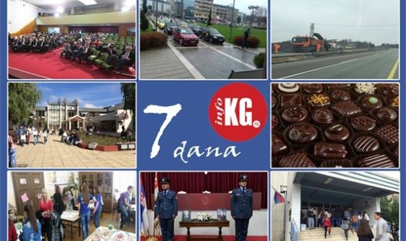 InfoKG 7 dana: Kragujevački preletači, Univerzitet u 600 najboljih na svetu, Sajam čokolade, Festival nauke, Pravna klinika, komemoracija nastradalima u “Medni”…