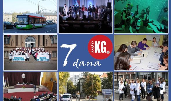 InfoKG 7 dana: Vulovićevi trolejbusi, Sretenjske besede, podrška Vasiljeviću, nova oprema u KC-u, štrajk u kompaniji "Magneti Marelli", sednica SG, prosidba u najdubljem bezenu na svetu…