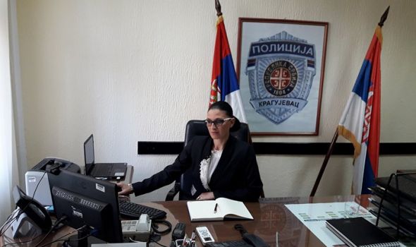 Jasmina Rajković, prva žena načelnik kragujevačke policije: Stabilan red i mir i opšta sigurnost prioriteti u radu