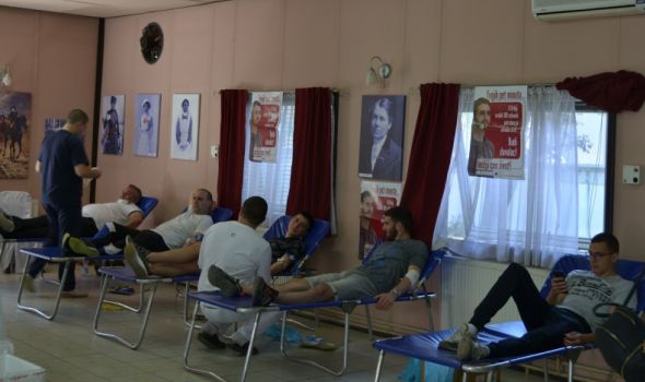 Akcija dobrovoljnog davanja krvi u Crvenom krstu