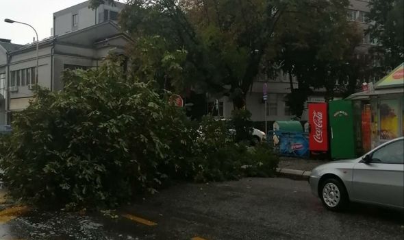 Olujno nevreme napravilo haos po kragujevačkim ulicama, evo da li ima prijavljene štete (FOTO)