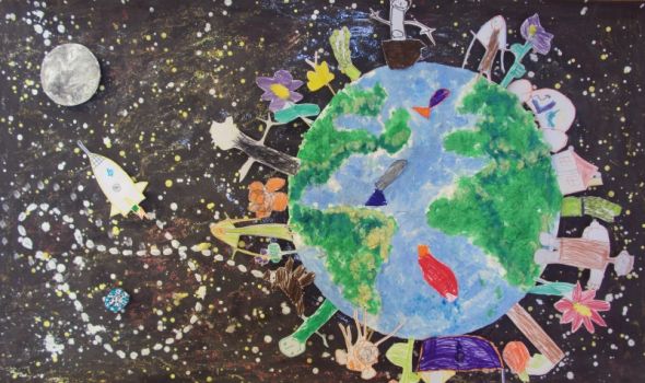 Plava planeta: Izložba dečjih radova u vrtiću Bambi
