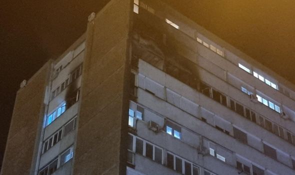 Oglasio se UKC o stanju povređenog u požaru u soliteru kod hotela Kragujevac