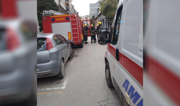Goreo stan u Daničićevoj, evakuisano pet osoba (FOTO)