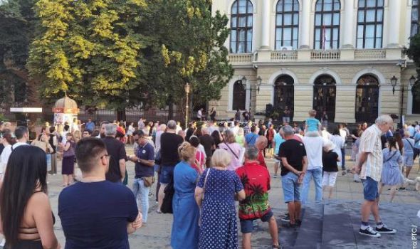 U Kragujevcu održan SEDMI protest "Srbija protiv nasilja"