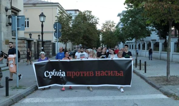 Deseti put održan protest "Srbija protiv nasilja"