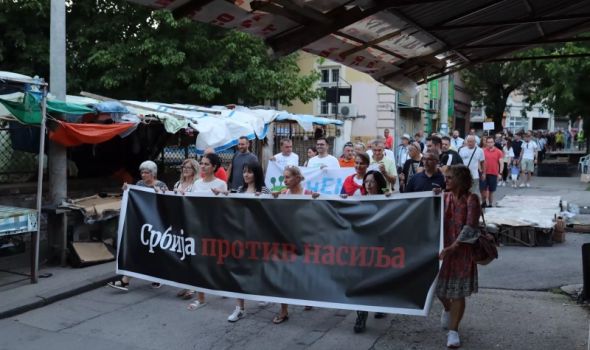 Još jedan protest "Srbija protiv nasilja" održan u Kragujevcu
