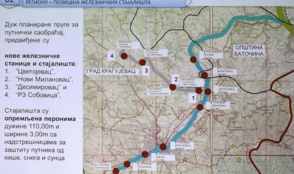654 parcele za deobu na trasi za izgradnju pruge Sobovica – Lužnice – krak Batočina, do kraja jeseni početak radova na eksproprijaciji