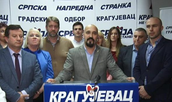 SNS proglasio apsolutnu pobedu u Kragujevcu