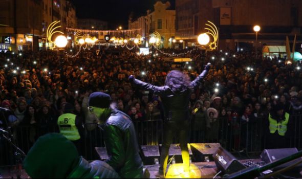 Kragujevčani uz Kerber dočekali Srpsku novu godinu (FOTO)