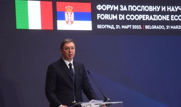 Vučić: Stelantis 2024. započinje proizvodnju električnog modela, mnogo veća spoljnotrgovinska razmena sa Italijom