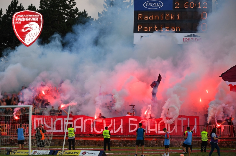 KRAJ: Radnički 1923 - Partizan 0:4