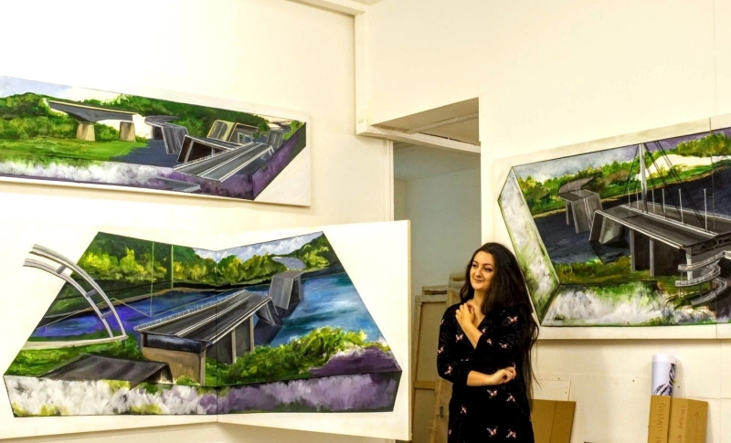 Izložba "Zemljakinja" Tamare Rogović u Aleksić galeriji u Kragujevcu